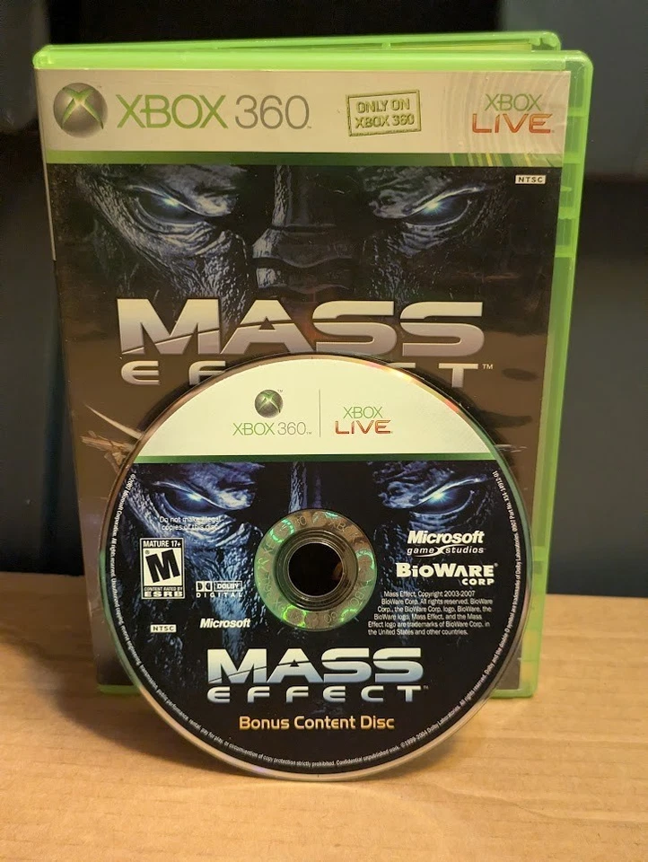 Бонусный диск с контентом Mass Effect только с обложкой для Microsoft Xbox 360 - Изображение 1 из 1