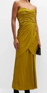 WOW! NEW Proenza Schouler Pleated Bustier Jersey dress sz 2 $1490 - Picture 1 of 2