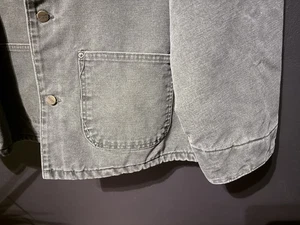 USA Made Carhartt Jacket Men’s Size XXL Corduroy Collar 14806 Coat Wool Lined - Picture 1 of 10