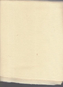 fabric 1 yard ribbing #126 100% cotton 42" wide ivory - Picture 1 of 1