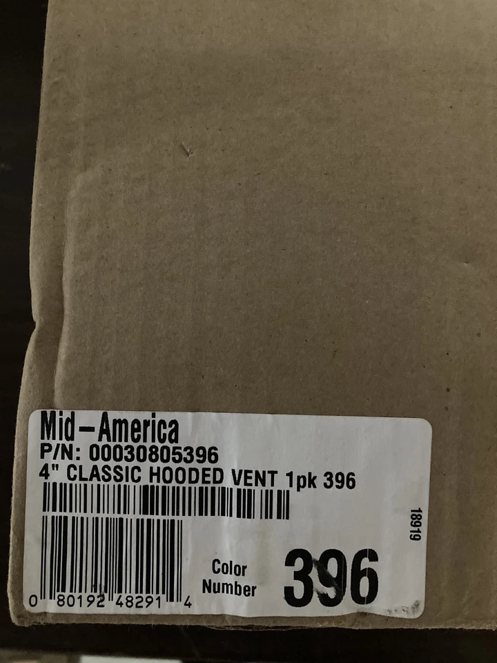 Mid America 4" Clásico Secador con Capucha Ventilación Color 396 00030805396 Foto 1 de 1