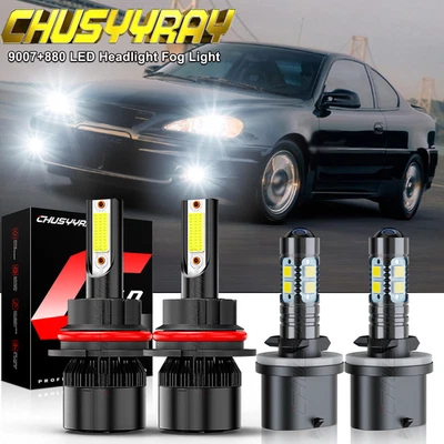 Kit combinado de luces antiniebla de haz alto bajo LED para Pontiac Grand Am 1999-2005 Foto 1 de 4