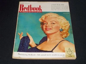 1953 MARCH REDBOOK MAGAZINE - MARILYN MONROE FRONT COVER - E 14007 - Picture 1 of 2