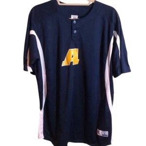 NWOT Men’s Athletic Team Shirt Navy Gold White Mesh A #21 Size XL - Picture 1 of 6