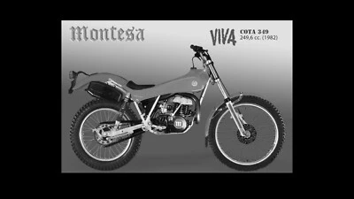 MONTESA COTA 349 OPERATIONS TECH & PARTS MANUAL for Basic Motorcycle Service - Image 1 of 4