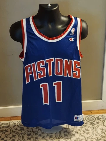 VINTAGE CHAMPION DETROIT PISTONS ISIAH THOMAS JERSEY SZ 44 Cover