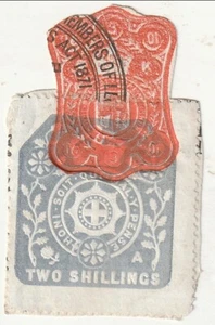 Gran Bretaña - Ingresos, deber general 2/- 1890 - Imagen 1 de 1