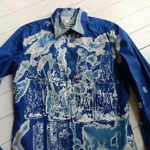 VIVIENNE WESTWOOD SHIRT Size S- ARTIST CUSTOMISED - Paul McNeil PUNK ROCK !!! - Picture 1 of 14