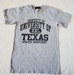 Property of University of Texas Athletic Department T-Shirt Small Gray - Picture 1 of 4