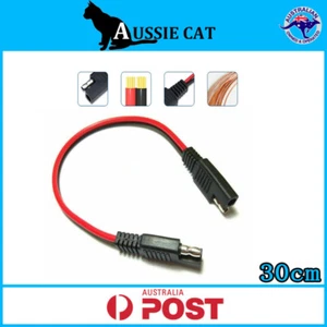 Genuine SAE Bullet Connector 2 Pin Plug Male to Male Extention Cable 18AWG 30cm - Picture 1 of 1