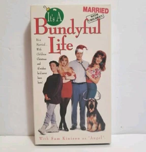 Bundy MARRIED WITH CHILDREN Its a Bundyful Life Christmas VHS 1992 Sam Kinison - Picture 1 of 3