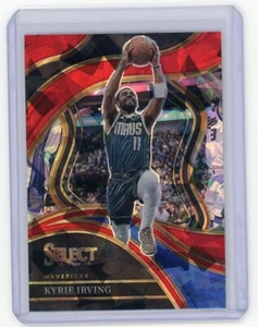 KYRIE IRVING 2023-24 Panini Select SP Red Cracked Ice Prizm Courtside Level Card - Picture 1 of 2