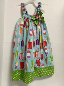 Bonnie Jean Dress Girl's Size 6~ Popsicle Summer Theme~ Preowned - Picture 1 of 6