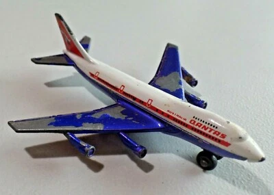 Matchbox Boeing 747 SB-10 Rare Qantas Airlines Diecast 1974 Airplane 9867 - Image 1 of 4