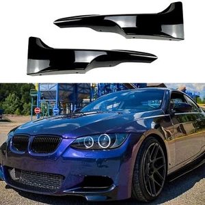 Car Front Side Splitter Kit For BMW 3 Series E92 E93 328i 335i MT 2006-2009 BLK - Picture 1 of 7