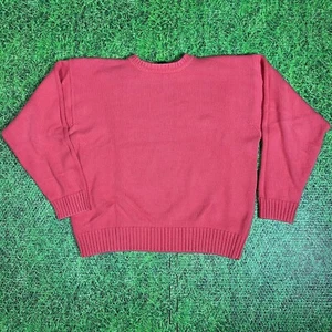 Vintage Eddie Bauer Sweater Womens M Pink Pullover - Picture 1 of 5