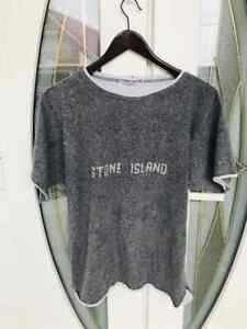 Vintage Stone Island Gray T-Shirt Size Medium Rare Authentic