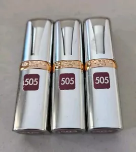 3X L'oreal Paris Color Riche Lipstick Berry Royale 505 - Picture 1 of 1