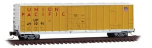Micro Trains ~ Z Scale ~ Union Pacific #491091 ~ 50' Rib-Side Boxcar ~ 51100163 - Picture 1 of 1