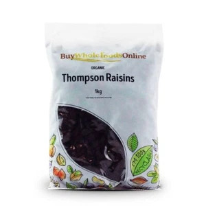 Organic Thompson Raisins 1kg | BWFO | Free UK Mainland P&P - Picture 1 of 1