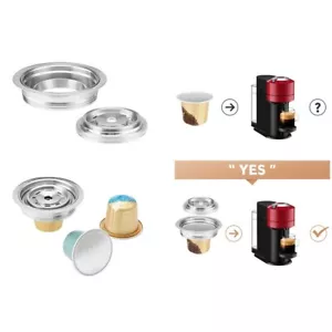 Coffee Pod Converter Stainless Steel Coffee Capsule Adapter for Nespresso Vertuo - Picture 1 of 7