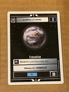  Star Trek CCG Beta WB 1995 Evacuation Dorvan V - Picture 1 of 2