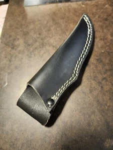Leather Knife Scabbard, 7" OAL 1.35" opening (3588) - Picture 1 of 7