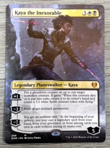 MTG Magic the Gathering Kaya the Inexorable (Borderless) Kaldheim - Picture 1 of 2