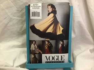 MOGA PATRÓN DE COSTURA 8797 CAPA ESTOLA BUFANDA CHAL SIN CORTAR - Imagen 1 de 2