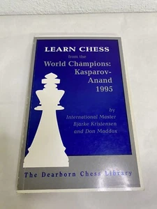 chess match Kasparov-Anand PCA Ch 1995 games lessons paperback - Picture 1 of 2