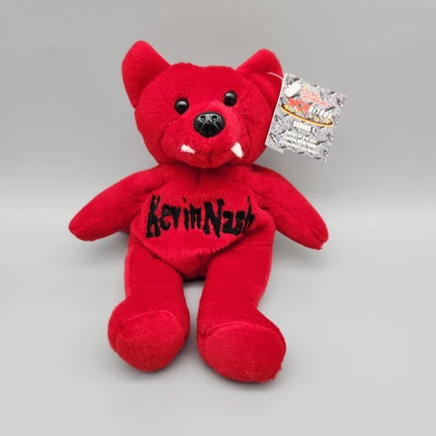 Vintage 1999 Kevin Nash WCW/NWO Nitro's Bears Wrestling Plush 8" Bean Bag Toy Cover