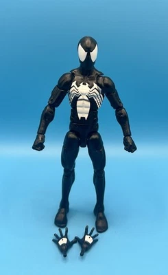 Marvel Legends Black Suit Spider-Man 6” Figure Complete Symbiote Sandman Wave - Image 1 of 4