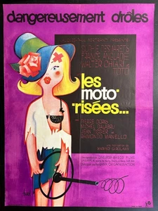 Les moto’risées… (1968) Original französisches Filmplakat gefaltet 27x39 - Bild 1 von 1