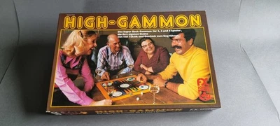 High Gammon Spiel Super Backgammon F.X. Schmid 1975 Brettspiel Vintage Würfel - Bild 1 von 3