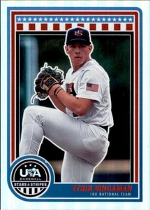 Ethin Bingaman 2025 Panini Stars-Stripes USA Baseball Refractor Rookie #28 - Foto 1 di 2