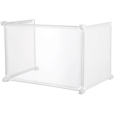  3 Pcs Protective Sneeze Guard Table Divider Screen Clear Desk Dividers - image 1 of 4