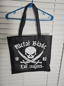 Bolso de Mano Metal Blade Records 25 Aniversario Negro Heavy Metal RARO - Imagen 1 de 4