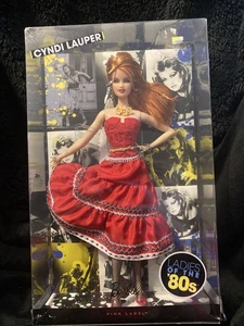 Cyndi Lauper Barbie Pink Label Damen der 80er Jahre BESCHÄDIGTE BOX - Bild 1 von 10