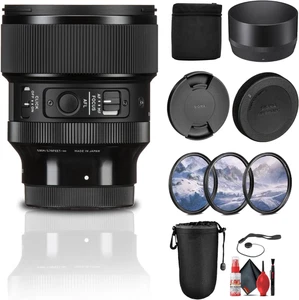 Sigma 85mm F/1.4 DG DN Art Lens for Sony E + Accessories Bundle - Picture 1 of 12