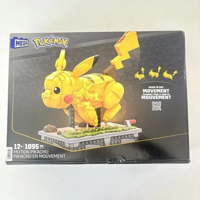 Mega Construx Pokémon Motion Pikachu Mechanized 1095 Pieces New Open Box - Image 1 of 4