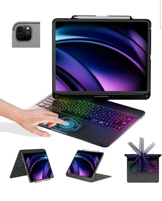 BABG Keyboard Case for iPad Air 13 inch, iPad Pro 12.9(6th/5th /4th/3rd Gen) Cas - Image 1 of 4