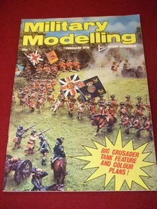 MILITARY MODELLING - BIG CRUSADER TANK - FEB 1976 - Imagen 1 de 1