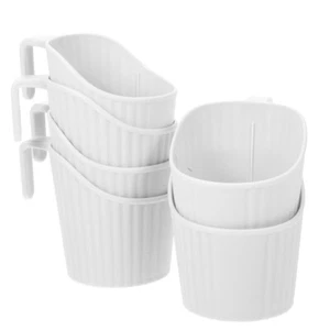 6 Pcs Plastic Cup Holder Covers for Drinks Paper Sleeve - Picture 1 of 12