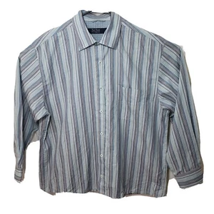 Nat Nast Luxury Originals Men's Button Down Shirt Size Large Blue Long Sleeve - Picture 1 of 7