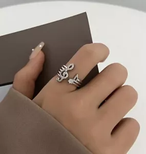 Music Note Adjustable Open Ring - Picture 1 of 7