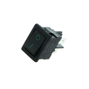 H8500XBBBG076G ROCKER SPST Pos: 2 OFF-ON 10A/250VAC 10A/28VDC schwarz-grün BULGI - Bild 1 von 1