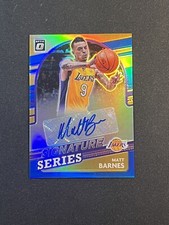 2022 Panini Donruss Optic Signature Series Blue /25 MATT BARNES Autograph Lakers