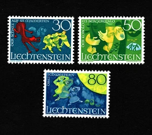 OPC 1968 Liechtenstein Märchensatz Sc#443-5 MH 34832 - Bild 1 von 1