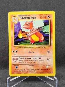 Charmeleon 24/102 Base Set Pokemon LP- EXC BUY 2 CARDS GET 1 FREE!! - Bild 1 von 1