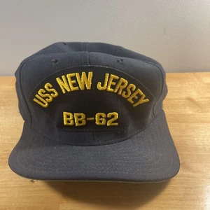 USS New Jersey Snapback Mütze BB-62 Vintage New Era Snap Back Cap US Navy - Bild 1 von 4